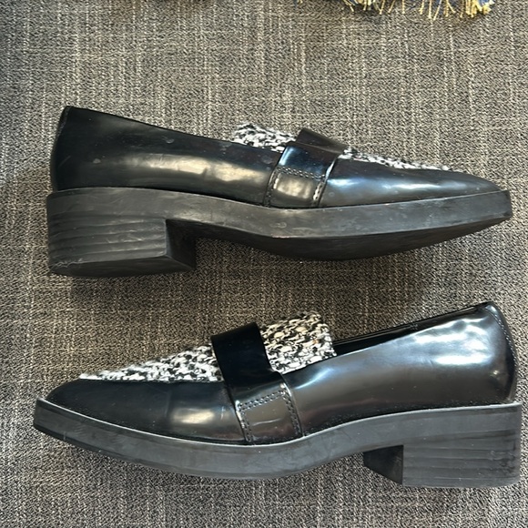 Zara houndstooth pointed loafers - Picture 3 of 4